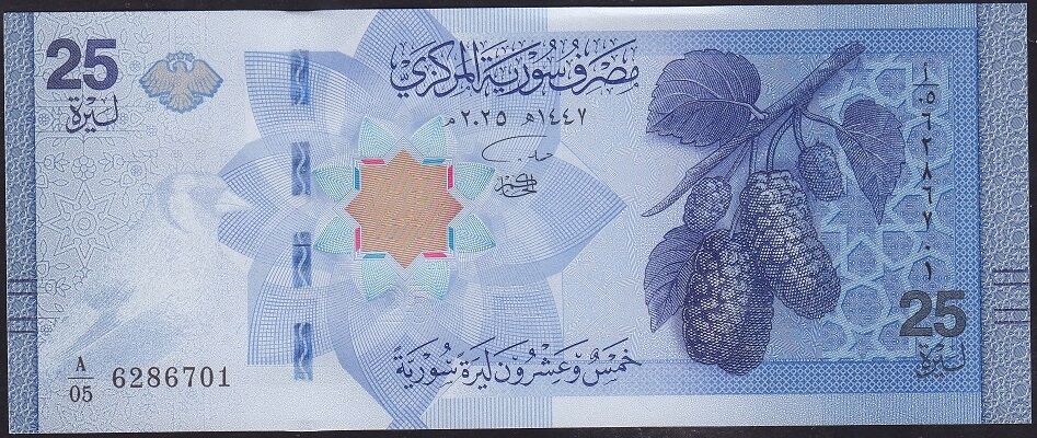 Suriye 25 Pound 2025 Çil