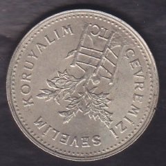 1990 YILI 1000 LİRA ÇEVREMİZİ KORUYALIM ÇİLALTI