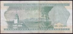 6.Emisyon 1.Tertip 10 Lira E29 206395 Çok Temiz+