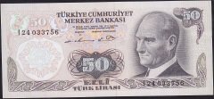 6.Emisyon 1.Tertip 50 Lira I24 033756 Çilaltı Çil