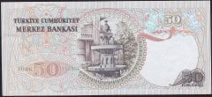 6.Emisyon 1.Tertip 50 Lira I24 033756 Çilaltı Çil