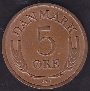 Danimarka 5 Öre 1971