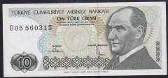 7.EMİSYON 2.TERTİP 10 LİRA D05 560315 ÇİL