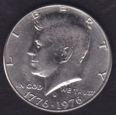 Amerika Yarım Dolar 1976 D ABD'nin Bağımsızlığının 200. Yıldönümü Hatıra Para