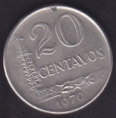 Brezilya 20 Centavos 1970