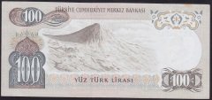 6.EMİSYON 1.TERTİP 100 LİRA E87 442154 ÇİLALTI