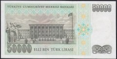 7.EMİSYON 2.TERTİP 50000 LİRA K36 900426 ÇİLALTI ÇİL (SAYMA KIRIĞI VAR)