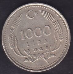 1992 Yılı 1000 Lira
