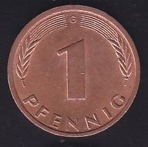 Almanya 1 Pfennig 1988 G