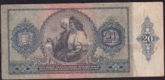Macaristan 20 Pengo 1941 Çok Temiz