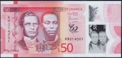 Jamaika 50 Dolar 2022 Çilaltı Çil Polimer