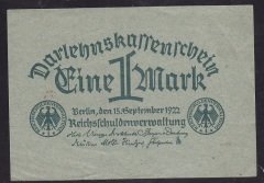 ALMANYA 1 MARK 1922 ÇİLALTI ÇİL