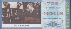 2007 19 KASIM TAM BİLET - T SERİSİ