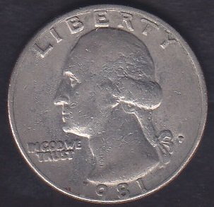 AMERİKA ÇEYREK DOLAR 1981 P
