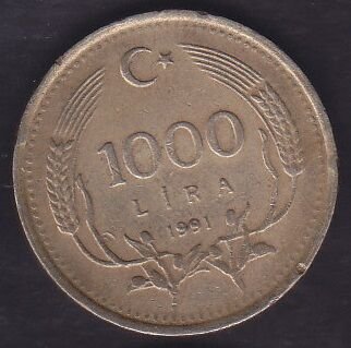 1991 Yılı 1000 Lira