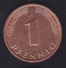 Almanya 1 Pfennig 1989 J