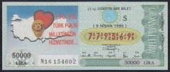 1995 9 NİSAN ÇEYREK BİLET