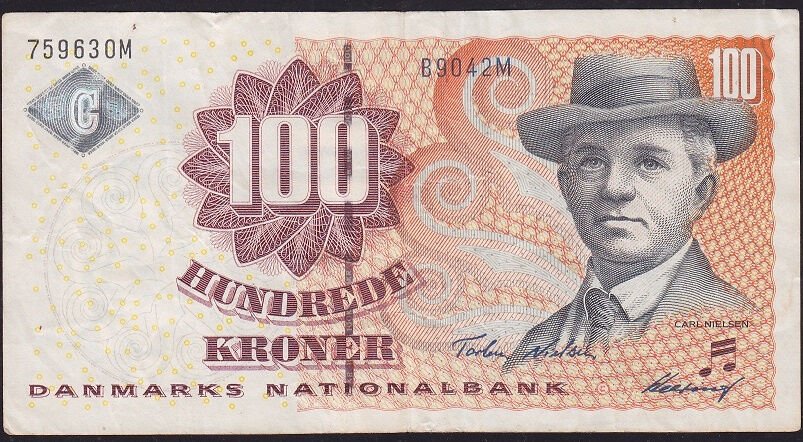 Danimarka 100 Kroner 2004 Çok Temiz