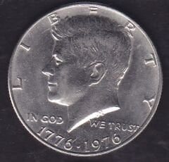 Amerika Yarım Dolar 1976  ABD'nin Bağımsızlığının 200. Yıldönümü Hatıra Para