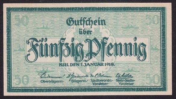 ALMANYA 50 PFENNİNG 1918 ÇİL
