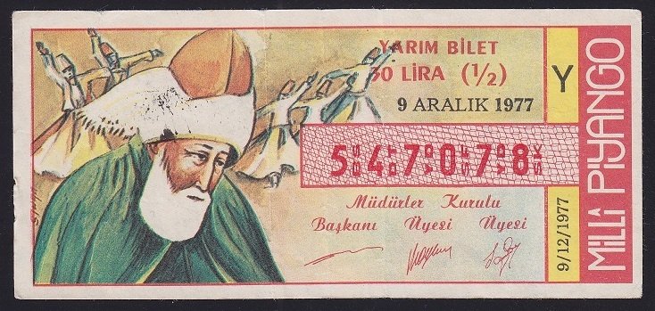 1977 9 ARALIK YARIM BİLET