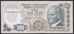 6.EMİSYON 1.TERTİP 100 LİRA E57 057150 ÇİLALTI ÇİL