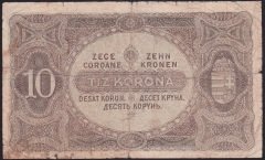 MACARİSTAN 10 KORONA 1920 TEMİZ