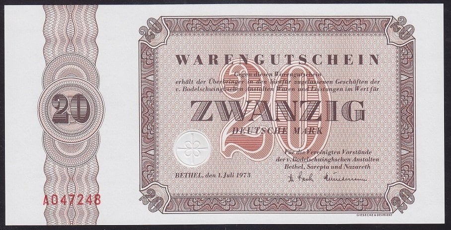 Almanya 20 Mark 1973 Çil