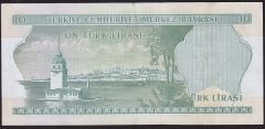 6.Emisyon 1.Tertip 10 Lira D77 491193 Çok Temiz+