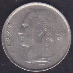BELÇİKA 1 FRANK 1977