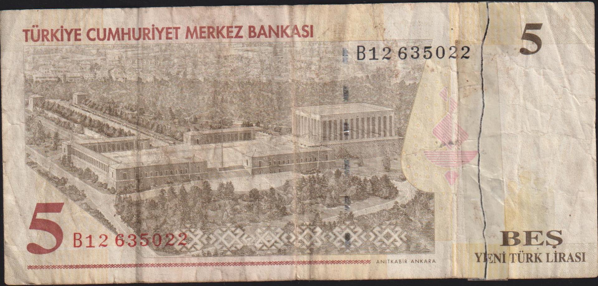 8.Emisyon 5 Ytl B12 635022 Haliyle