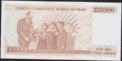 7.Emisyon 3.Tertip 100000 Lira I19 649877 Ççt Çilaltı