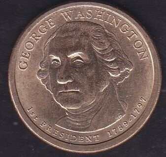 Amerika 1 Dolar 2007 P Amerika Başkanı - George Washington (1789-1797) Hatıra Para