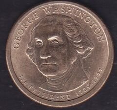 Amerika 1 Dolar 2007 P Amerika Başkanı - George Washington (1789-1797) Hatıra Para