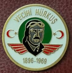 Vecihi Hürkuş Hatıra Madalya 43 mm