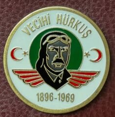 Vecihi Hürkuş Hatıra Madalya 43 mm