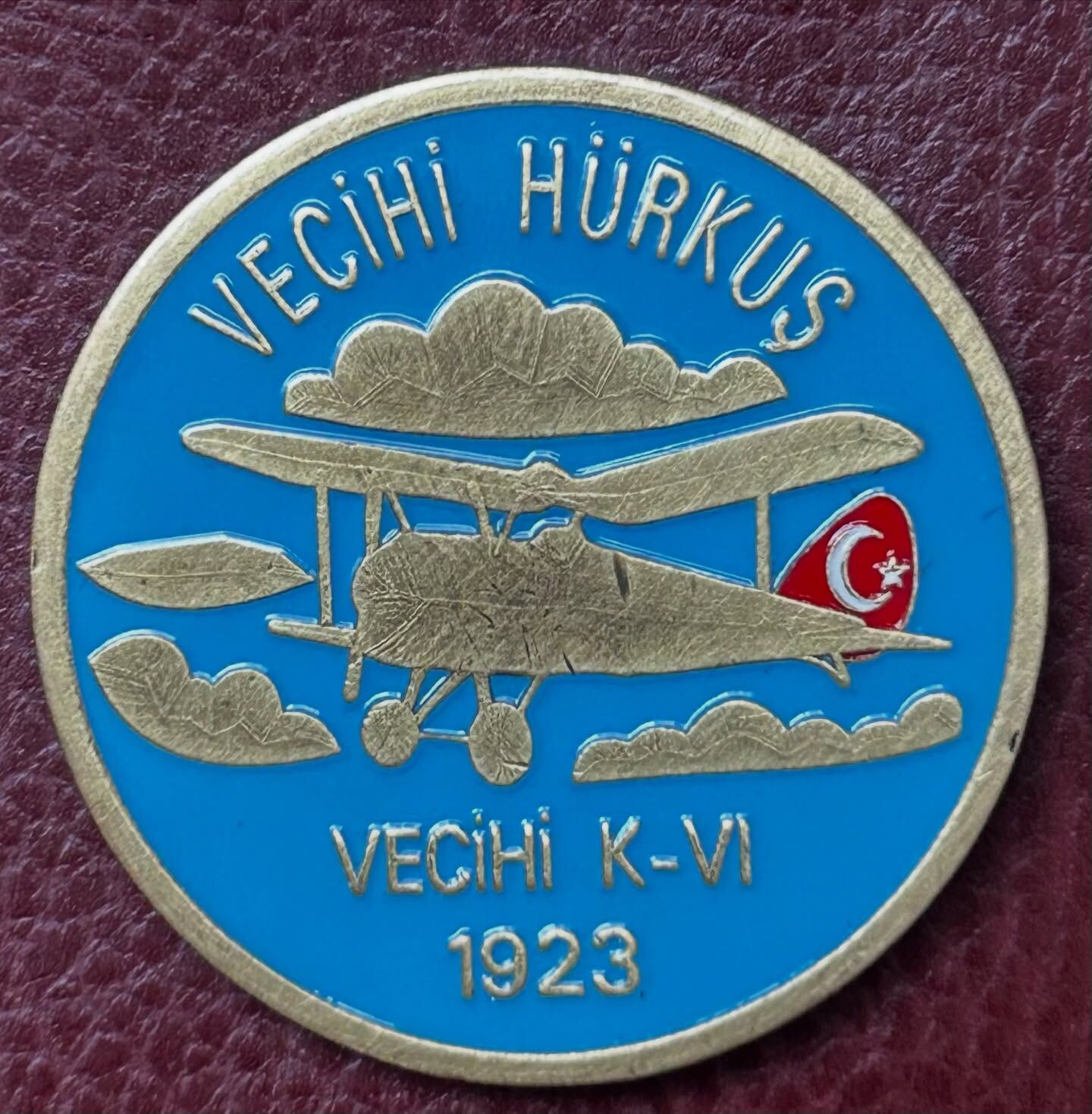 Vecihi Hürkuş Hatıra Madalya 43 mm
