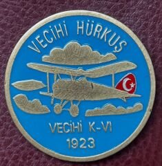 Vecihi Hürkuş Hatıra Madalya 43 mm