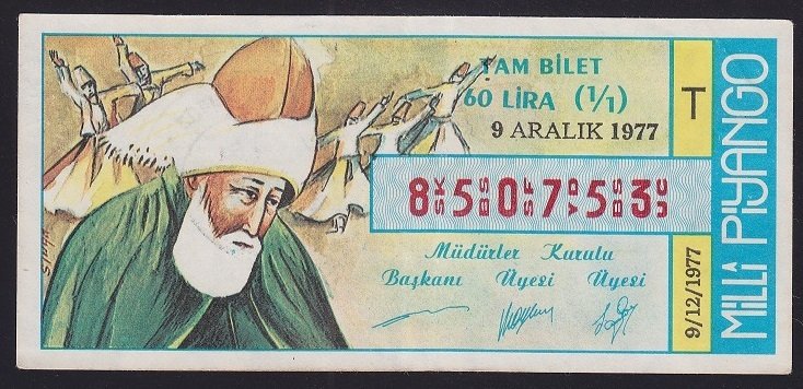 1977 9 ARALIK TAM BİLET