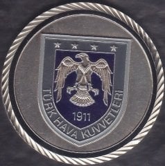 Türk Hava Kuvvetleri Atatürk Madalya 43 mm Çil