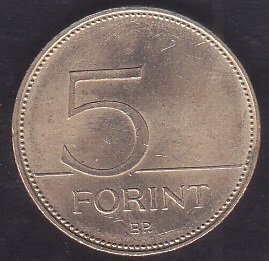 MACARİSTAN 5 FORİNT 2015