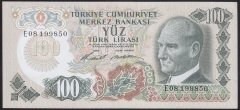 6.EMİSYON 1.TERTİP 100 LİRA E08 199850 ÇİLALTI