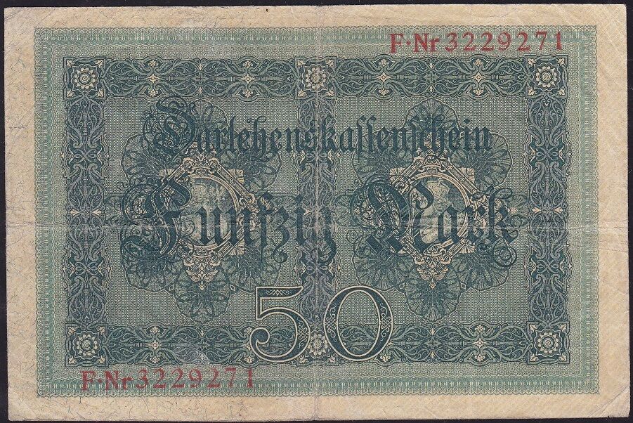 Almanya 50 Mark 1914 Çok Temiz