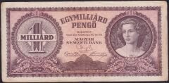 Macaristan 1000000000 Pengo 1946 Çok Temiz+