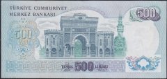 6.EMİSYON 2.TERTİP 500 LİRA O25 287283 ÇÇT + ( DÜZLEME VAR )