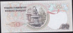 6.Emisyon 1.Tertip 50 Lira I08 298203 Çilaltı Çil