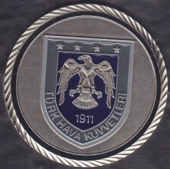 Türk Hava Kuvvetleri Atatürk Madalya 43 mm Kapsülünde Çil