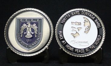 Türk Hava Kuvvetleri Atatürk Madalya 43 mm Kapsülünde Çil