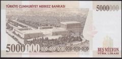 7.Emisyon 5 000 000 Lira F38 928954 Çilaltı