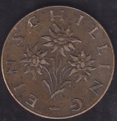 AVUSTURYA 1 ŞİLİN 1961